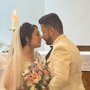 Pareja que celebró su boda con Nuestro Amor